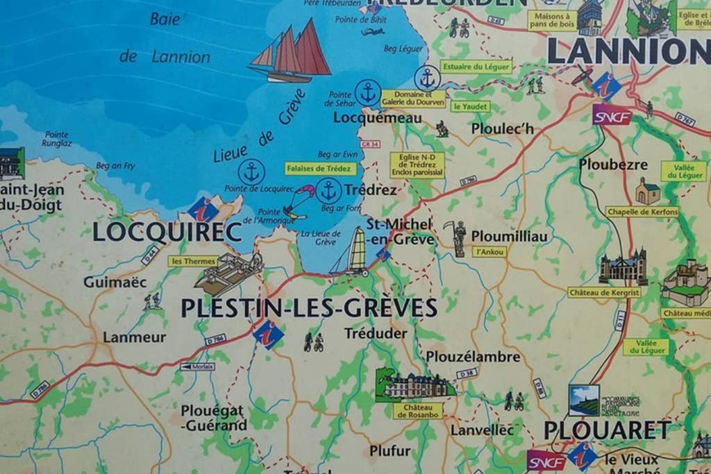 Gite 3 Personnes, Possibilite Table D'Hotes Le Soir Treduder Bagian luar foto
